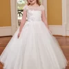 Rachel Allan RB9119 Cap Sleeve Sequin Bodice Flower Girl Dress