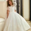 Rachel Allan RB9145 White Flower Girl Dress
