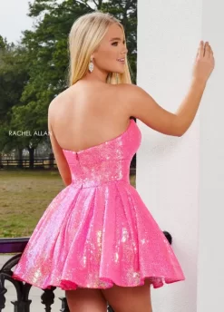 Rachel Allan 40195 Powder Blue Homecoming Dress -Fashion Gown rcahc s24 40195 06