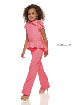 Rachel Allan 10029 Two Piece Peplum Little Girl Pageant Jumpsuit -Fashion Gown rcapg f21 10029 03
