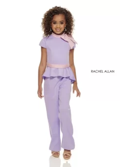 Rachel Allan 10029 Two Piece Peplum Little Girl Pageant Jumpsuit -Fashion Gown rcapg f21 10029 05
