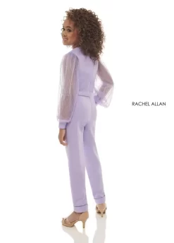 Rachel Allan 10054 Jewel Neck Puff Sleeves Mini Pageant Jumpsuit 7 Rachel Allan 10054 Jewel Neck Puff Sleeves Mini Pageant Jumpsuit -Fashion Gown rcapg f21 10054 04