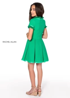 Rachel Allan 10100 High Neck Pleated Skirt Mini Pageant Dress 11 Rachel Allan 10100 High Neck Pleated Skirt Mini Pageant Dress -Fashion Gown rcapg s22 10100 06