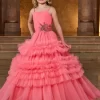 Rachel Allan 10216 Coral Little Girl Pageant Dress