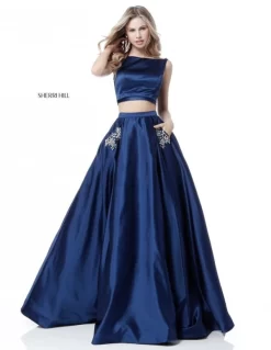 Sherri Hill 51673 Two Piece Prom Gown With Pockets