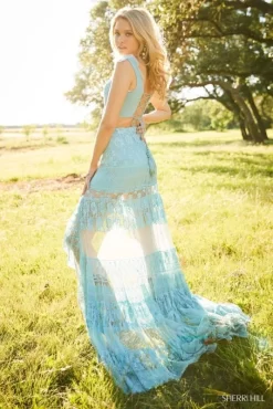 Sherri Hill 52472 High Low Two Piece Formal Gown -Fashion Gown sherri hill 52472 high low two piece formal gown 03.634