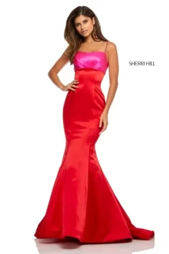 Sherri Hill 52615 Spaghetti Straps Formal Dress