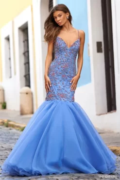 Sherri Hill 54388 Trumpet Silhouette Floral Dress