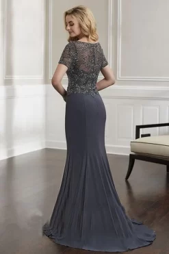 Christina Wu 17916 Short Sleeve Formal Dress -Fashion Gown slme s19 17916 bi 02