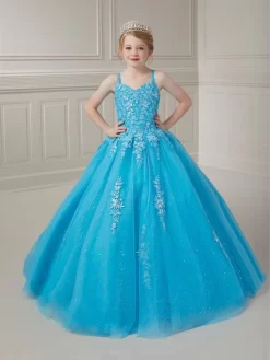 Tiffany Princess 13729 Sweetheart Neck Two Strap Mini Pageant Dress