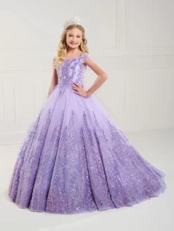 Tiffany Princess 13738 Off The Shoulder Sparkly Mini Pageant Dress -Fashion Gown tfpfg s24 13738 03