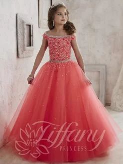 Tiffany Princess 13458 Off The Shoulder Dress